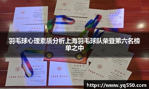 羽毛球心理素质分析上海羽毛球队荣登第六名榜单之中