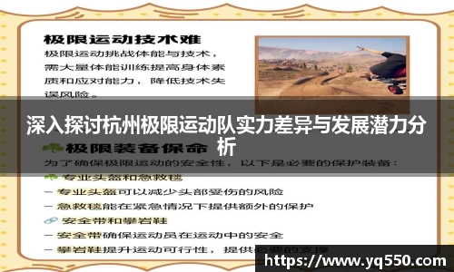 深入探讨杭州极限运动队实力差异与发展潜力分析